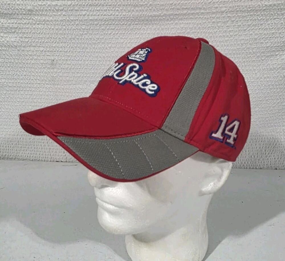 NASCAR Chase Authentics Men's Strapback Hat Red Gray OSFM Tony Stewart Old Spice